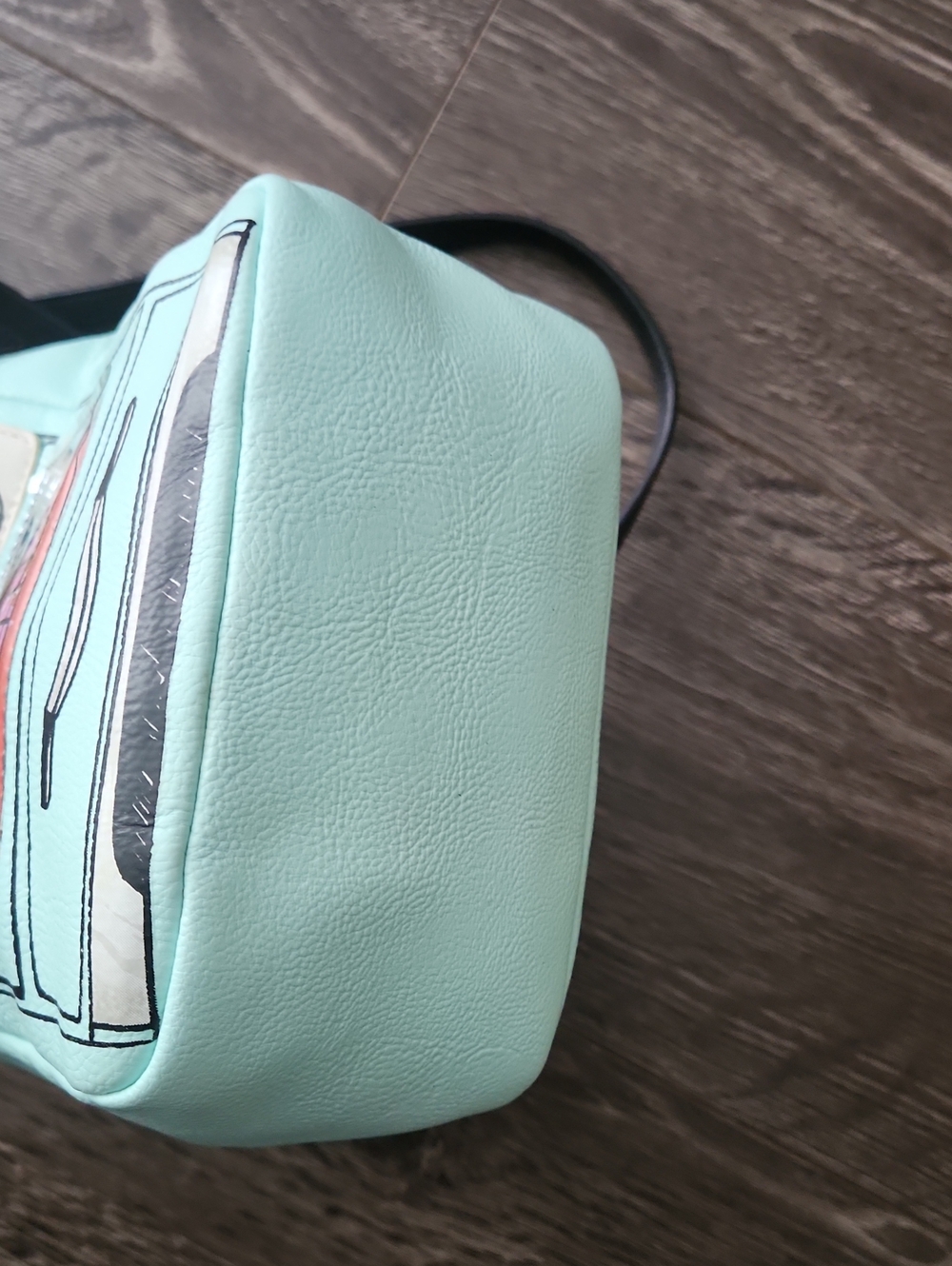Betsey Johnson Gimme Some L'Oven Crossbody Purse Bag Mint Oven - Picture 9 of 10